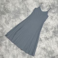 美品 ポロラルフローレン ニットドッキングプリーツワンピース