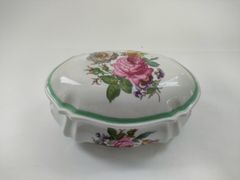 マイセン ベーシックフラワー 五つ花 ボンボニエール蓋付き小物入れ 一級品 マイセン ベーシックフラワー 五つ花 ボンボニエール蓋付き小物入れ