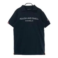 サイズ：S ROUGH&SWELL ラフアンドスウェル RSM-19044 襟付 半袖Tシャツ  ブラック系 [240101627883] ゴルフウェア メンズ ストスト