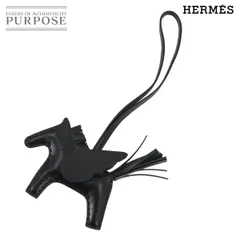 新品 未使用 エルメス HERMES ソーブラック ロデオ ペガサス PM バッグチャーム アニョーミロ スイフト W刻印 Rodeo Pegasus 90316081