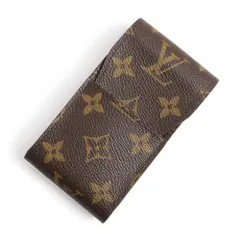ルイ ヴィトン M63024 エテュイ シガレット モノグラム ブラウン 煙草 タバコケース 箱付 LOUIS VUITTON（未使用保管品）