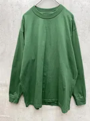 PRO CLUB プロクラブ コットン ヘビーウェイト 無地 長袖 Tシャツ USA製 sizeM/グリーン ◇■メンズ