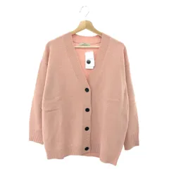relume ジャーナルスタンダードレリューム 長袖カーディガン サイズ:F ウールブレンド/Vネック    ピンク レディース / 240001193333