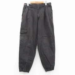 W32/古着 ビューグルボーイ パンツ メンズ 00年代 00s コットン 黒 26jan28