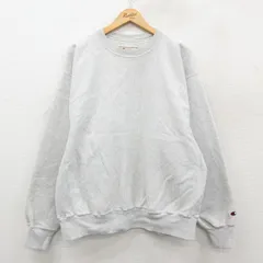 XL/古着 長袖 チャンピオン Champion リバースウィーブ メンズ 00年代 00s 無地 大きいサイズ クルーネック 薄グレー 霜降り【spe】 26jan29