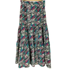 ページボーイ PAGEBOY 幾何学模様 ロングスカート レディース FREE 