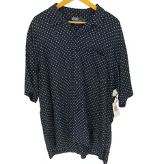 ポロバイラルフローレン Polo by RALPH LAUREN 90s~00s CLAYTON ドット レーヨン 半袖オープンカラーシャツ メンズ import：XL 