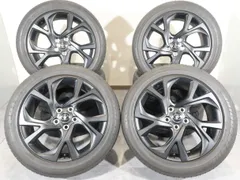4本 トヨタ C-HR モードネロ 純正 18インチ 7J +50 5H 114.3 ラジアル ブリヂストン ポテンザ RE050A 225/50R18 特別仕様車 マットブラックのサムネイル