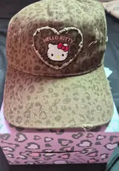 ハローキティ ヒョウ柄 レオパード ベースボールキャップ 帽子