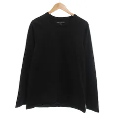 マジェスティックフィラチュール MAJESTIC FILATURES ロンT Tシャツ 長袖 オーバーサイズ M 黒 ブラック /JS ■GY62