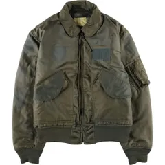 古着 70年代 米軍実品 CWU-45/P ミリタリー フライトジャケット USA製 MEDIUM(38-40) メンズM相当 ヴィンテージ/evb034408