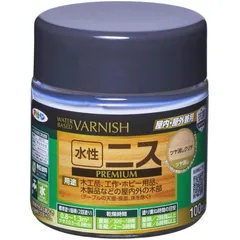 （まとめ買い）アサヒペン 水性ニス PREMIUM 100mL ツヤ消しクリヤ 【×5セット】