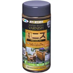 （まとめ買い）アサヒペン 水性ニス PREMIUM 300mL ライトオーク 【×3セット】