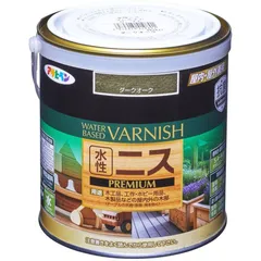 （まとめ買い）アサヒペン 水性ニス PREMIUM 0.7L ダークオーク 【×3セット】