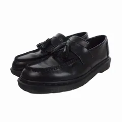 ドクターマーチン DR.MARTENS Adrian タッセルローファー 靴 UK8 27㎝ ブラック 黒