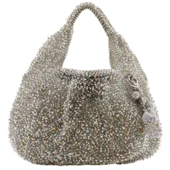 【ANTEPRIMA】アンテプリマ ワイヤーバッグ バッグチャーム付 ワイヤーコード シルバー レディース ハンドバッグ