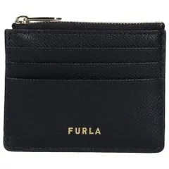 新作　正規品　定価:16,500フルラ Furla フラグメントケース　黒　ブラック　コンパクト　ミニ　財布　ウォレット