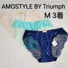 (J387)AMOSTYLE BY Triumph Mサイズ3着 レディース ショーツ