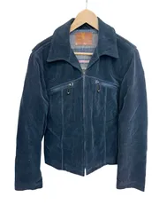  CELT&COBRA ケルトアンドコブラ　コーデュロイ　ブルゾン　アウター　ネイビー　メンズ　サイズM【CC10】