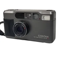 フィルムカメラ CONTAX T / Sonnar 38mm F2.8 T* CONTAX T2 Carl Zeiss Sonnar 2.8/38 T Compact Film Camera Silver