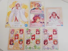 五等分の花嫁 キャンバスボード イラストボード ブックボード フレームスタンド まとめ売り 一番くじ アニメグッズ