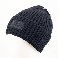 【ニューエラ正規品・新品】カフニット Whole Garment COOLMAX Box Logo ブラック| アウトドア ニューエラ New Era® NEW ERA® 帽子 ニット帽(商品番号：14774304)