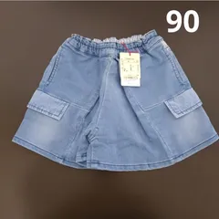 キュロット　ストレッチ　デニム　90cmのサムネイル