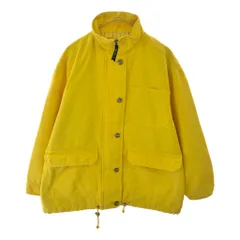 90年代 Eddie Bauer エディーバウアー コットンジャケット アウトドア イエロー(レディース S)中古 古着 X5181のサムネイル