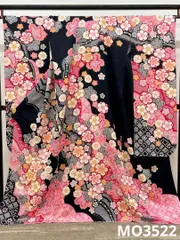 振袖 金駒 金彩 ふくれ紋意匠 身丈167cm 撥水加工済 MO3522