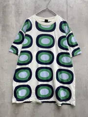 新品 UNIQLO ユニクロ marimekko マリメッコ グラフィック Tシャツ sizeM/白×緑 ■◆レディース