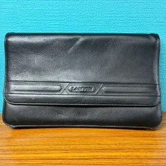 WB118 LANVIN ランバン セカンドバッグ クラッチバッグ ブラック メンズ レディース 鞄