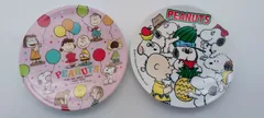 MR-02359 限定販売品 スヌーピー メラミンプレート　PEANUTS　生誕65周年記念 SNOOPY　小皿『フルーツ』『みんな・風船』