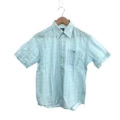 LACOSTE ラコステ 半袖シャツ サイズ:3 チェック    グリーン メンズ / 243001005200