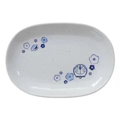 ドラえもん 小皿 梅紋様 小判皿 藤子F不二雄 金正陶器 日本製 アニメキャラクター グッズ 