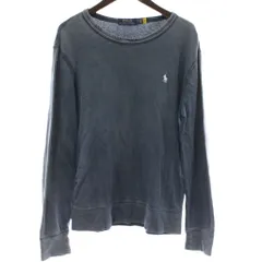 ポロ ラルフローレン POLO RALPH LAUREN トレーナー カットソー S/P インディゴブルー 長袖 ウォッシュ加工 /GG ■ECD001