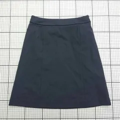 ◇ Θ ユナイテッドアローズ グリーンレーベルリラクシング フレアスカート ネイビー系 38 レディース E  【1602130003327】