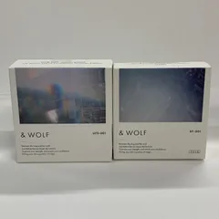 L2334 & WOLF アンドウルフ セラムリキッドファンデーション RF-001 リフィル 12.5g・UFS-001 17g 計2点セット