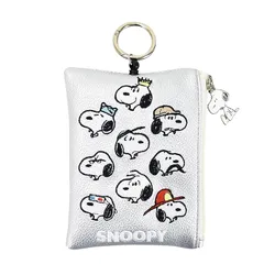 【新品】 パスケース 定期入れ 刺繍 パスポーチ SI スヌーピー SPZ-3819 1