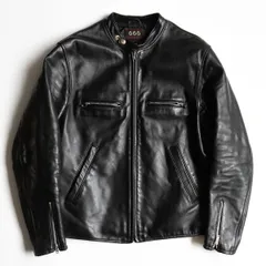 【美品】666 triple six【ステアハイド マンダリンカラー シングルライダースジャケット】40 レザー トリプルシックス 26030393のサムネイル