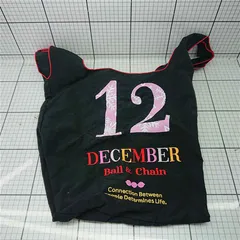 ◇ Θ ボールアンドチェーン Ball & Chain 12月デザイン エコバッグ ブラック系 レディース E  【1602130009077】