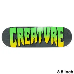 CREATURE DECK クリーチャー デッキ TEAM LOGO STUMPS BLACK STAIN 8.8　スケートボード スケボーのサムネイル