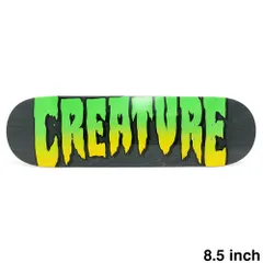 CREATURE DECK クリーチャー デッキ TEAM LOGO STUMPS BLACK STAIN 8.5　スケートボード スケボーのサムネイル