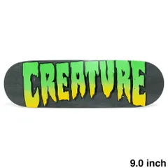 CREATURE DECK クリーチャー デッキ TEAM LOGO STUMPS BLACK STAIN 9.0（付属デッキテープ・11inch）　スケートボード スケボーのサムネイル