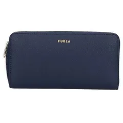 新作　フルラ Furla 正規品　定価：42,900 ネイビー　ラウンドファスナー財布　ウォレット