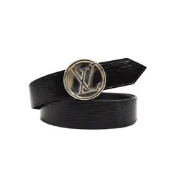 ルイヴィトン LOUIS VUITTON ベルト LVバックル 90/36 黒 ブラック M0057 ☆AA★