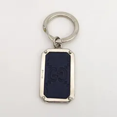 GUCCI / グッチ ■ グッチシマ　キーリング アクセサリー レザー メタル 【KEY/キー/鍵】 ブランドA【中古】 