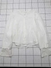 ◇ Θ ナイスクラップ NICE CLAUP レースボウタイブラウス ホワイト系 レディース F E  【1602240005600】