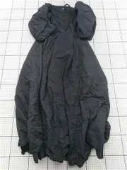 ◇ Θ ヘリーハンセン Helly Hansen HE070093EM パフスリーブワンピース ブラック系 S レディース E  【1602240011502】