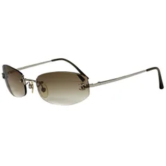 【在庫一掃】 シャネル CHANEL ココマーク サングラス アイウェア グラデーション サングラス メタル シルバー 4002 レディース 【中古】