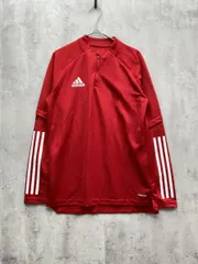 adidas アディダス 長袖 プルオーバー トレーニングウェア size160/赤  ■◇レディース